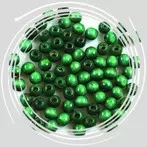 fagyöngy gömbalakú, zöld