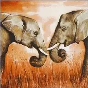 szalvéta afrikai sorozat, elefántok